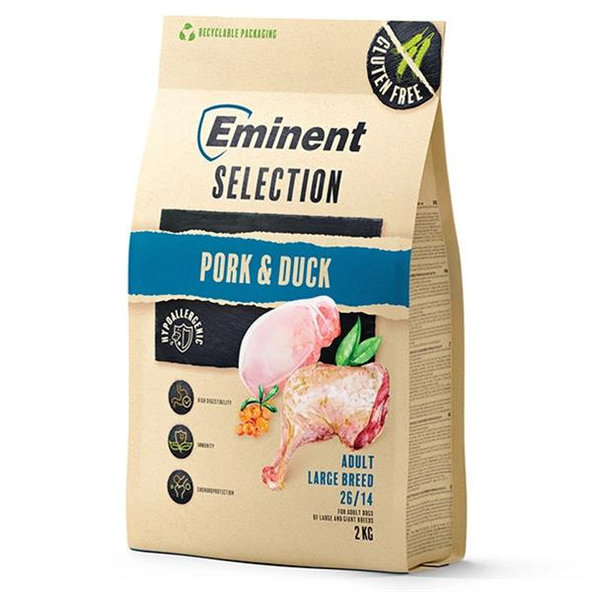 Eminent Dog Selection Adult Large Breed vepřové & kachna 2 kg