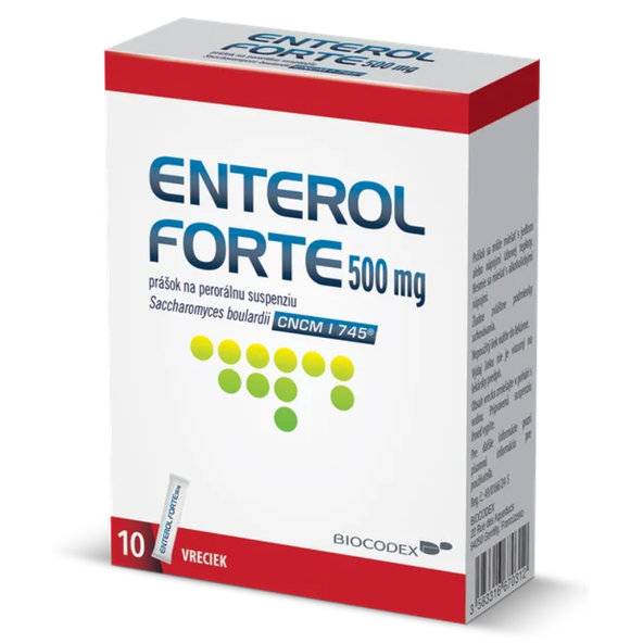 Enterol Forte 500 mg prášek pro perorální suspenzi 10 sáčků