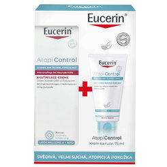 Eucerin AtopiControl sada Acute krém 40 ml + krém na ruce 75 ml