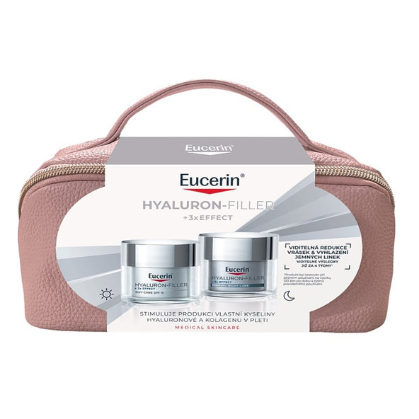 Eucerin Hyaluron-Filler + 3x Effect sada denní a noční krém 2 × 50 ml