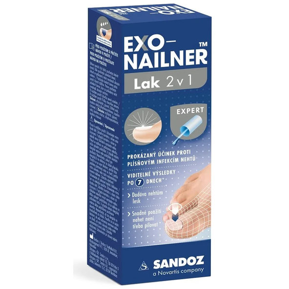 Exo-Nailner lak na nehty proti plísni 2v1 5 ml