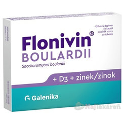 Flonivin Boulardii s vitaminem D3 a zinkem 10 kapslí