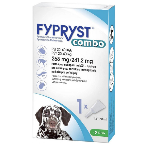 Fypryst Combo L – pipeta proti klíšťatům a blechám pro velké psy 2,68 ml