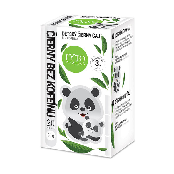 FYTO dětský černý čaj bez kofeinu 20x1,5 g