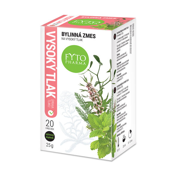 FYTOPHARMA bylinný čaj krevní tlak 20x1,25 g