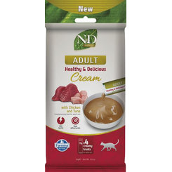 Farmina Creamy N&D Prime Cat Chicken Tuna Adult pamlsek 60 g