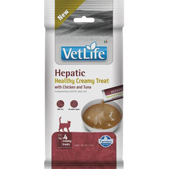 Farmina Creamy Vet Life Cat Hepatic Chicken Tuna pamlsek 60 g