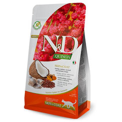 Farmina N&D Cat Quinoa adult Skin Coat sleď 1,5 kg