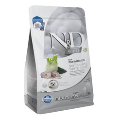 Farmina N&D Dog White GF puppy med maxi okoun spirulina 2 kg