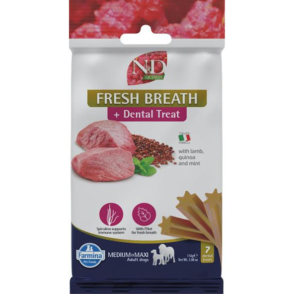 Farmina Quinoa Dog Fresh Breathe Adult Maxi pamlsek 110 g