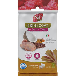 Farmina Quinoa Dog Skin Coat Quail Adult Maxi pamlsek 110 g