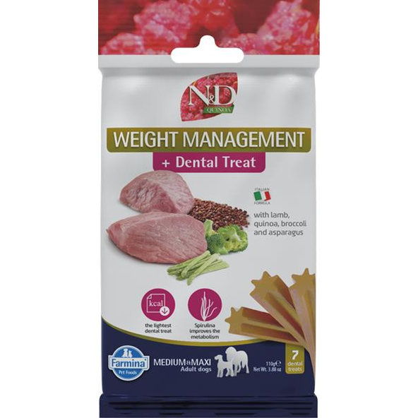 Farmina Quinoa Dog Weight Man Lamb Adult Maxi pamlsek 110 g