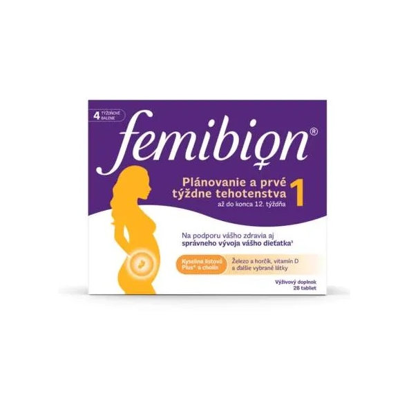 Femibion 1 Plánování a první týdny těhotenství 28 tablet
