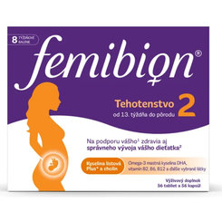 Femibion 2 Těhotenství 56 tablet + 56 kapslí