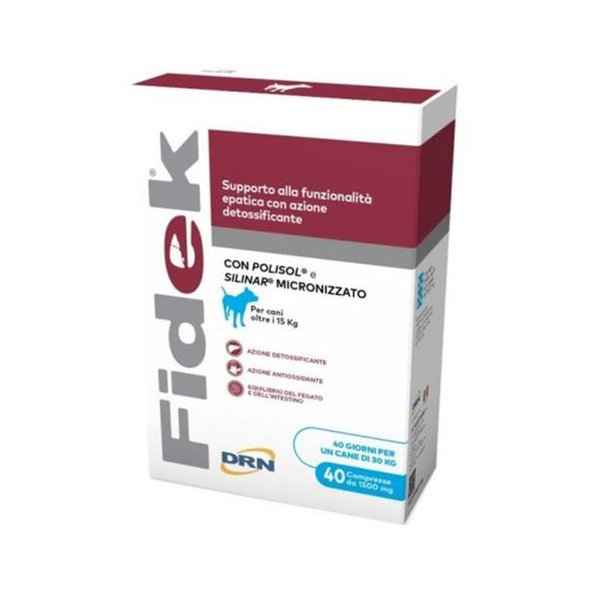 Fidek podpora funkce jater pro psy 1500 mg 40 tablet