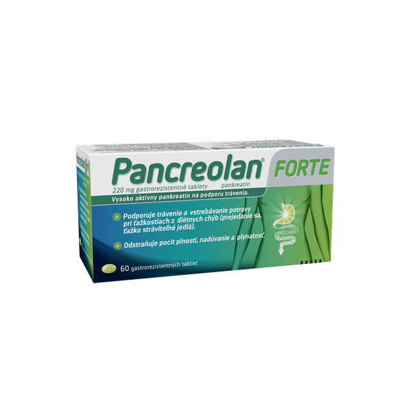 Zentiva Pancreolan Forte 60 tablet
