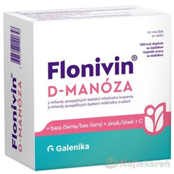 Flonivin D-manóza s černým bezem, zinkem a vitaminem C 20 sáčků