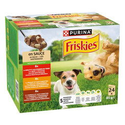 Friskies Adult Multipack kapsičky pro psy hovězí kuře jehněčí 24x85 g