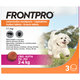 FRONTPRO S 11 mg žvýkací tablety pro psy proti klíšťatům a blechám 2–4 kg, 3 tablety