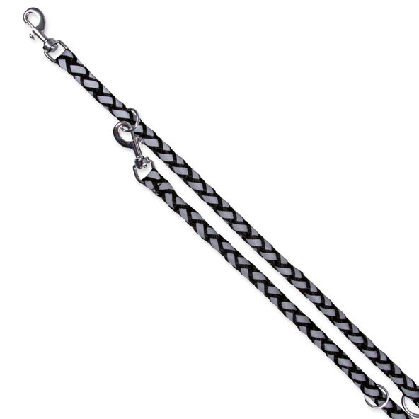 TRIXIE reflexní vodítko pro psy L–XL černé