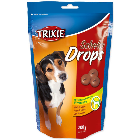 TRIXIE čokoládové dropsy pro psy 200 g