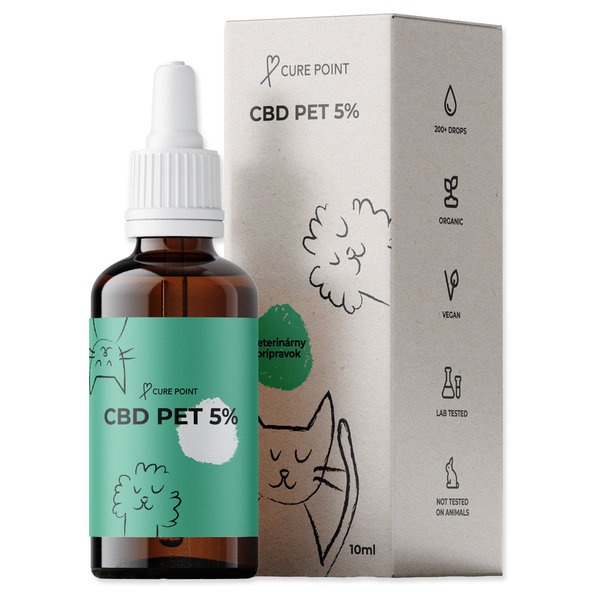 CBD olej 5 % bez příchuti 10 ml