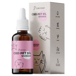 CBD olej 5 % s příchutí klobásy 10 ml