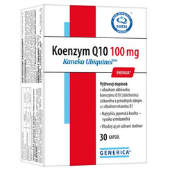 Generica Coenzym Q10 Kaneka Ubiquinol 100 mg 30 kapslí