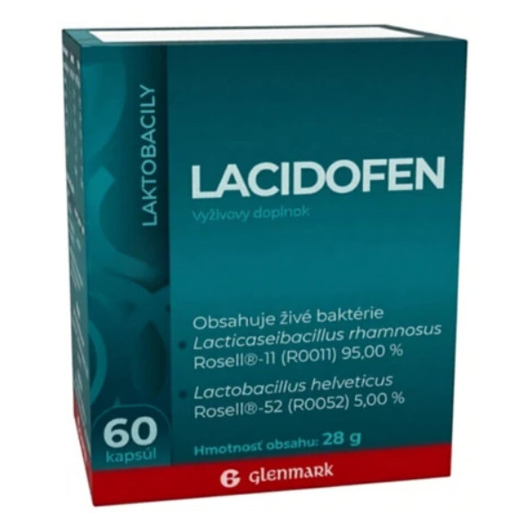 GLENMARK Lacidofen 60 kapslí
