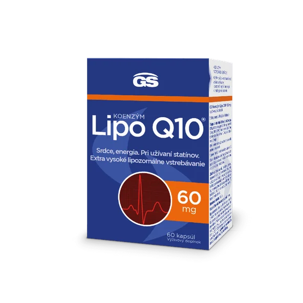 GS Koenzym Lipo Q10 60 mg 60 kapslí