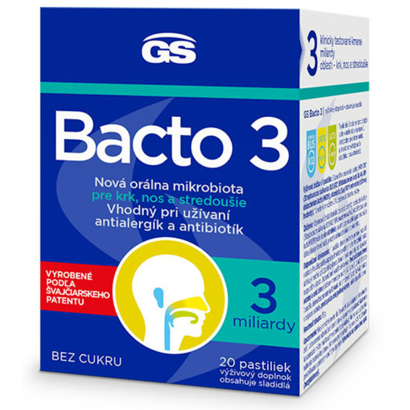 GS Bacto 3 20 pastilek