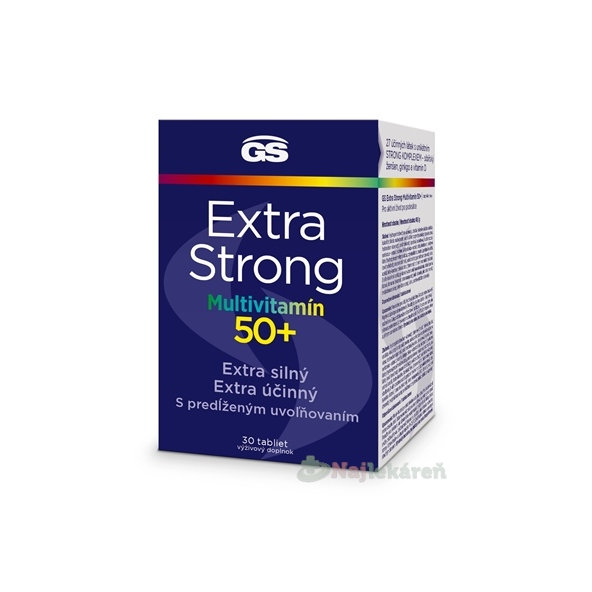 GS Extra Strong Multivitamin 50+ 30 tablet