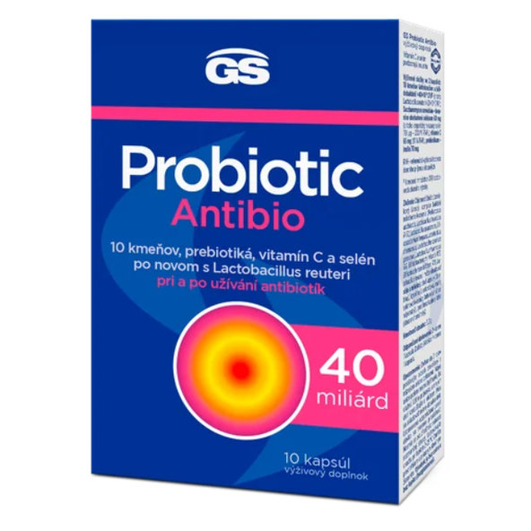 GS Probiotic Antibio 10 kapslí