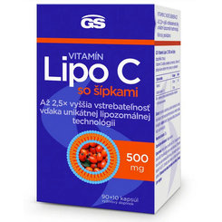 GS Vitamin Lipo C 500 mg se šípky 50 kapslí