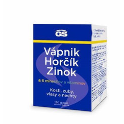 GS Vápník Hořčík Zinek 130 tablet
