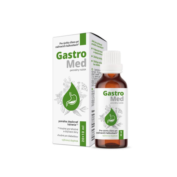 GastroMed perorální roztok na dobré trávení 20+10 ml