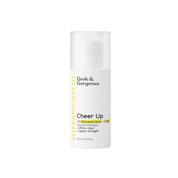 Geek & Gorgeous Cheer Up Kyselina mandlová + salicylová Exfoliant 30ml
