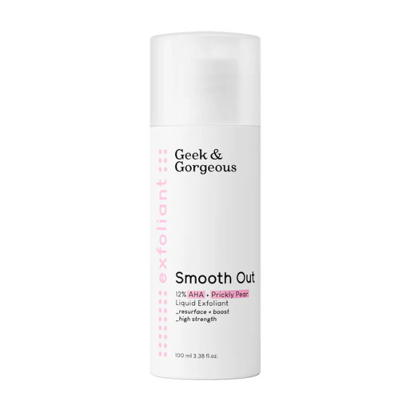 Geek & Gorgeous Smooth Out 12% AHA + Prickly Pear Liquid Exfoliant 100ml