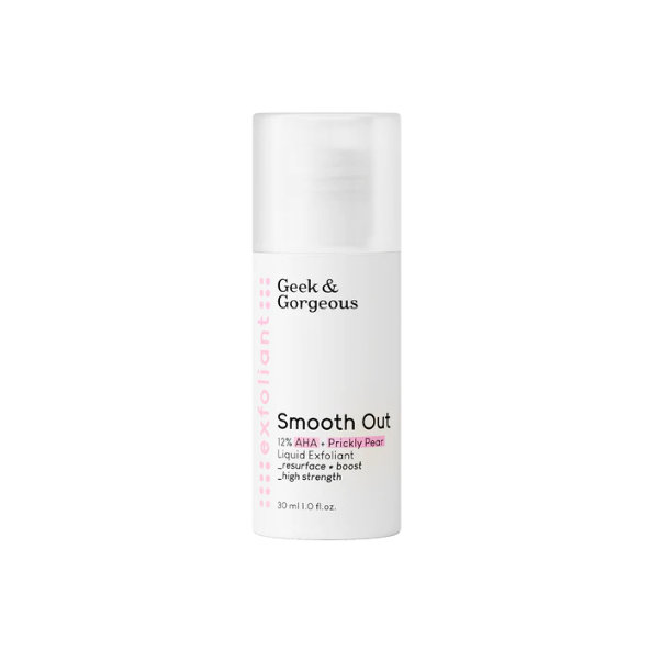 Geek & Gorgeous Smooth Out 12% AHA + Prickly Pear Liquid Exfoliant 30ml