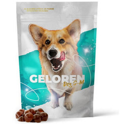 Geloren DOG S–M žvýkací želatinové tablety pro psy 180 g (60 ks)