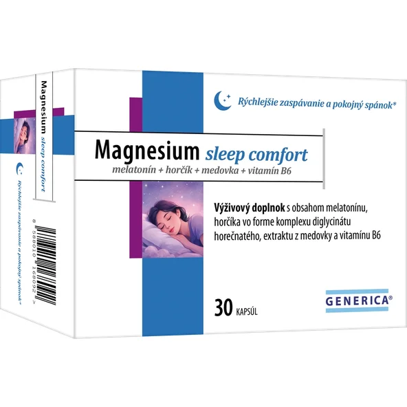 Generica Magnesium Sleep Comfort 30 kapslí