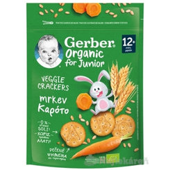 Gerber Junior Organic krekry s mrkví 12 m+ 100 g