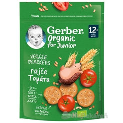 Gerber Junior Organic krekry s rajčaty 12 m+ 100 g