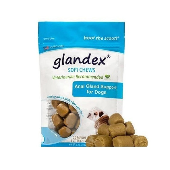 Glandex Soft chews pro zdravé anální žlázy u psů 30 ks