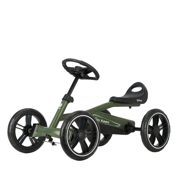 QPLAY Go Kart čtyřkolka Army Green do 25 kg