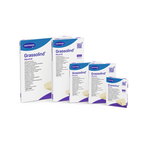 Grassolind Neutral sterilní kompres 10 × 20 cm 30 ks