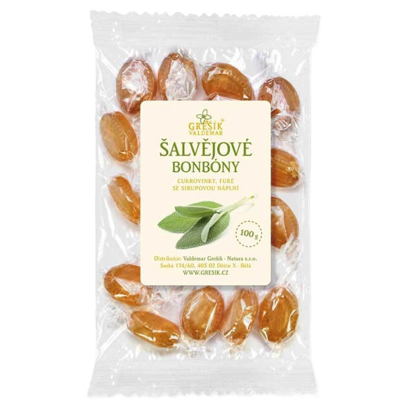 Grešík Šalvějové bonbony 100 g