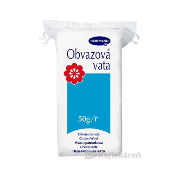 Hartmann obvazová vata 50 g