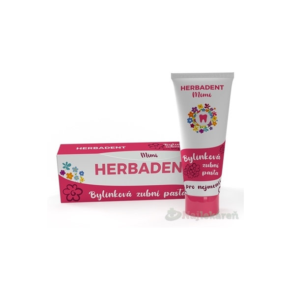 Herbadent Mimi bylinná zubní pasta pro nejmenší 50 ml