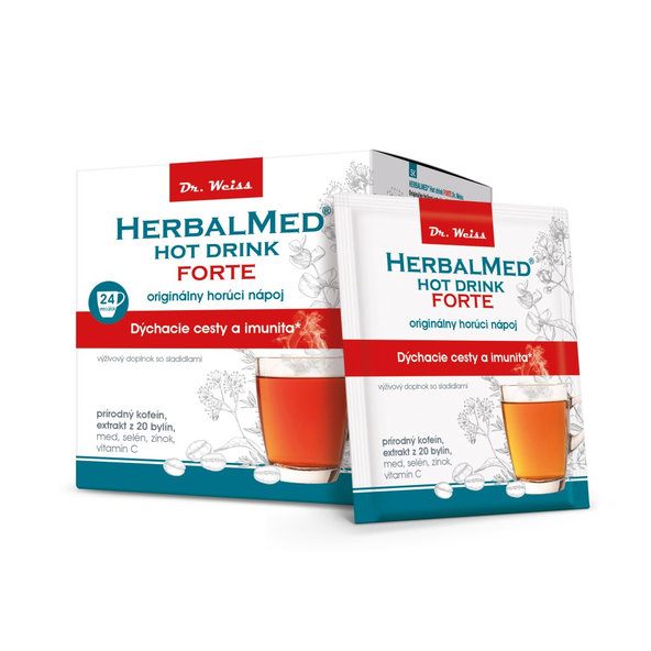 HerbalMed Dr. Weiss Hot Drink Forte 24 sáčků